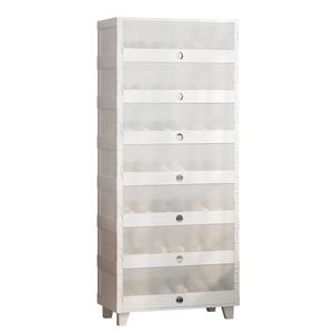 Organisateur de <span class=keywords><strong>chaussures</strong></span> <span class=keywords><strong>à</strong></span> 7 couches, organisateur de tiroirs <span class=keywords><strong>à</strong></span> <span class=keywords><strong>chaussures</strong></span> empilables pour le salon, armoire pliante <span class=keywords><strong>en</strong></span> plastique - Product Image 1