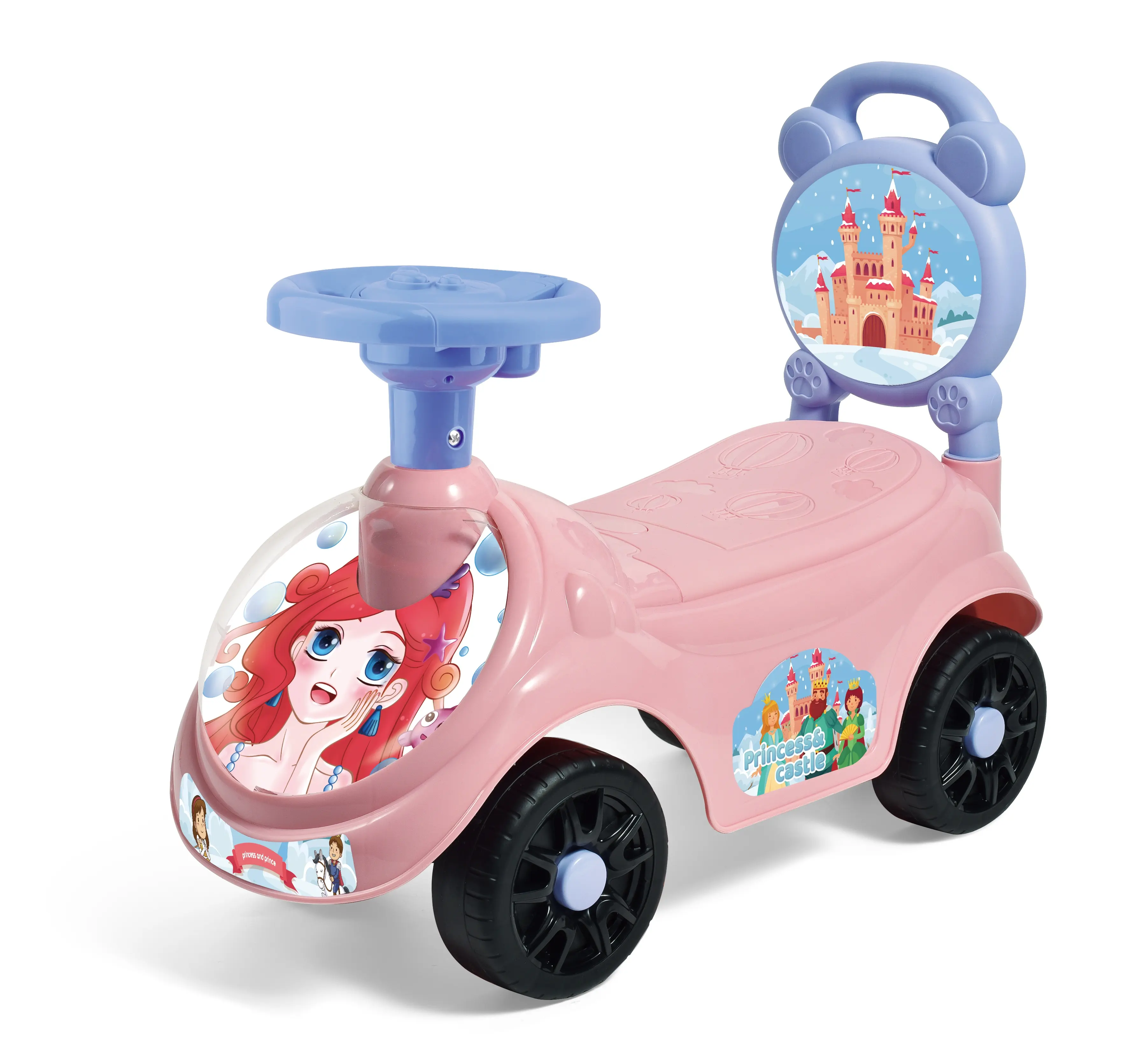 2023 Toys Cartoon Toy Cars For Kids to Drive Steering Wheel Ride On Baby Car children's mini four-wheelers with storage boxes