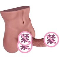 Muñeca Sexual Unisex para Adultos Más Vendida - Diseño de Medio Cuerpo, Silicona Ecológica 100% Impermeable, Sensación de Piel Real Suave al Tacto