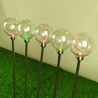 Extérieur IP68 Étanche Fibre Optique LED Boule Ampoule Jardin Décoration Lumières DC Power Park Paysage Lampe