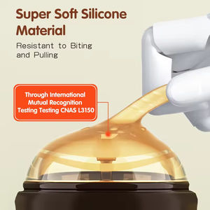 Botella <span class=keywords><strong>de</strong></span> Silicona <span class=keywords><strong>de</strong></span> 150 ml 100 % Libre <span class=keywords><strong>de</strong></span> BPA, Botella <span class=keywords><strong>de</strong></span> Leche para Bebés Recién Nacidos, Anti Cólicos, Botella <span class=keywords><strong>de</strong></span> <span class=keywords><strong>Agua</strong></span> para Bebés - Product Image 3