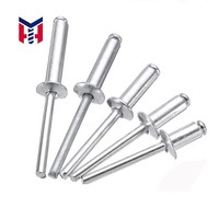 Rivets aveugles à tête ronde, finition galvanisée, acier au carbone/acier inoxydable de qualité 8, diamètre 15/32 po, M2.4-M6.4 en stock