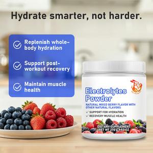 Poudre d'électrolytes de haute qualité avec vitamines B6 et B12 pour une hydratation corporelle complète et une énergie améliorée - Product Image 3