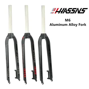 Fourche de VTT HASSNS 27,5 29 pouces, fourche rigide en alliage d'aluminium ultralégère pour vélo de montagne, fourche avant de vélo de route - Product Image 2