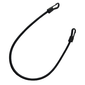 Corde élastique en nylon 55 cm 6 mm avec crochet pour équipement de survie en plein air, durable - Product Image 1