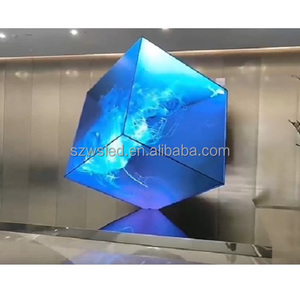 จอแสดงผล LED แบบก้อนเวทมนตร์แนวตั้ง P3.91 กันน้ำสำหรับภายนอกอาคาร ความสว่างสูง สำหรับโฆษณาบนถนนในพื้นที่เชิงพาณิชย์ - Product Image 2