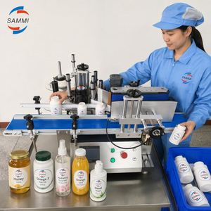 Máquina Etiquetadora Automática <span class=keywords><strong>para</strong></span> Botellas Redondas, Ideal <span class=keywords><strong>para</strong></span> Pequeñas Empresas, Superventas - Product Image 3