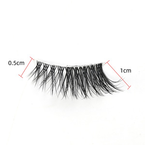 7 paires de <span class=keywords><strong>faux</strong></span> <span class=keywords><strong>cils</strong></span> naturels 3D, en fibres végétales, bande souple, imperméables, réutilisables pour le quotidien et les fêtes, certifiés CE, OEM ODM - Product Image 4