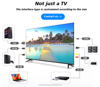 Usine directe 43/50/55 pouces plein écran OEM 4K Ultra HD téléviseur intérieur Android Smart Led & Lcd