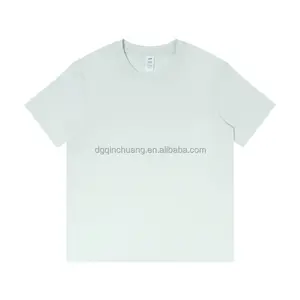 Wholesale 230g Earth Color Heavyweight T-shirt Men's Street Fashion Brand Solid Cotton T-shirt Oversized Tshirt