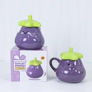 Taza de Porcelana con Diseño 3D Único y Personalizado, Taza de Cerámica Creativa para Café o Leche con Tapa, Apta para Alimentos, Lavavajillas y <span class=keywords><strong>Microondas</strong></span> - Product Image 1