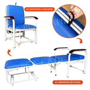 Silla de infusión de transfusión ajustable, cómoda, con soporte para L. V., para hospital