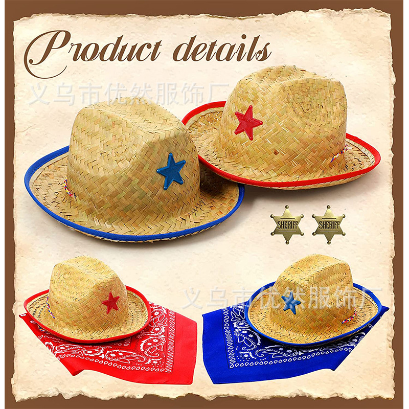 Chapeau De Cowboy/cowgirl Pour Enfants – Style Western – Neuf Avec Emballage