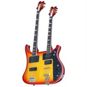Guitarra Eléctrica Weifang Rebon de Doble Mástil, Color Cherry <span class=keywords><strong>Sunburst</strong></span> - Product Image 1