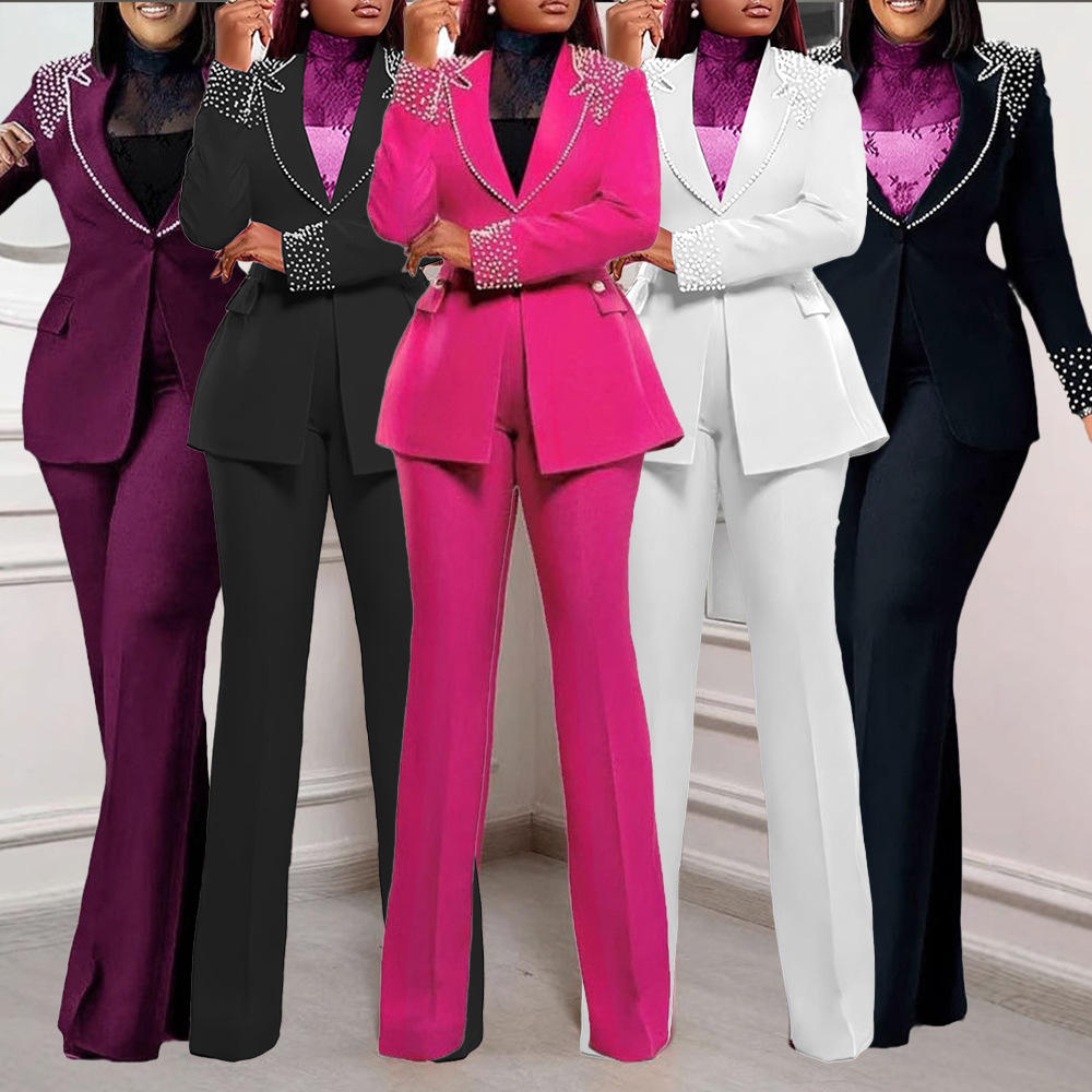 Elegant Ladies Formal Pant Suits for Office Business