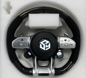 Volante <span class=keywords><strong>OLED</strong></span> in Fibra di Carbonio per Mercedes Benz W206 W205 W204 W222 W223 W213 W177 W463AMG GT GLS63 GLE63 SL63 - Product Image 2
