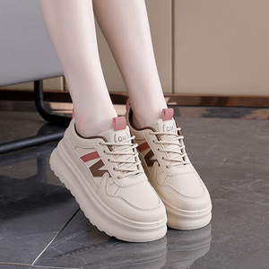 Zapatillas Deportivas Blancas de Suela Gruesa, Estilo Moderno 2026, Multiusos, para Actividades Casuales y de Ocio - Product Image 1