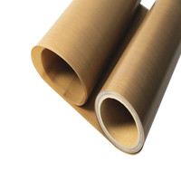 PTFE antiadhésif au tissu, 0.08 ~ 0.2mm, doublure résistante à la chaleur de qualité alimentaire, antiadhésive, 260 ℃ pour barbecue, presse à chaud, cuisson et scellage