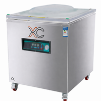 Machine d'emballage sous vide à double transformateur Xicang XC-420, grande pompe, machine de scellage sous vide haute performance pour usine alimentaire, support OEM
