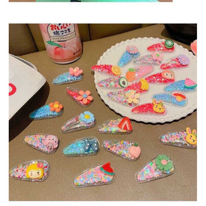 Tending Fashion eleganti ragazze decorazione dei capelli di lusso pinze di perle a becco d'anatra graziosi accessori in metallo per bambini vendita calda all'ingrosso - Product Image 1