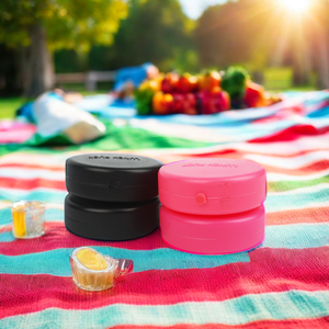 100ml Mini tái sử dụng cách điện Hộp Nước đá nhiệt bia tròn có thể làm mát để làm mát thực phẩm được làm từ vật liệu HDPE - Product Image 4