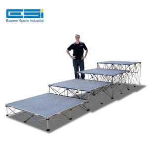 Plataforma elevadora portátil ESI para eventos, actuaciones y uso al aire libre, fácil de montar, plataforma de Escenario 4x4, elevador de tambor de cubierta - Product Image 3