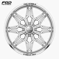 Jantes forgées en alliage polies 22x10, personnalisables, à motif multi-boulons 5*150, pour Chevrolet Silverado 2500HD Pickup, disponibles en 22, 24, 26 et 28 pouces