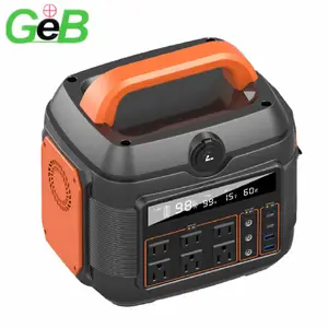 GEB Voyage Chargeur OPS600 Multi fonction 576Wh 160000mAh 600W USB 5V 2.1A, LED 11W Charge Rapide Portable En Plein Air Power Station