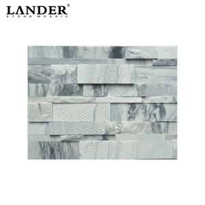 Panneau mural en pierre de marbre naturel, 1 pièce, chauffage d'extérieur et intérieur, plaqué, pour <span class=keywords><strong>maison</strong></span>, culture - Product Image 1