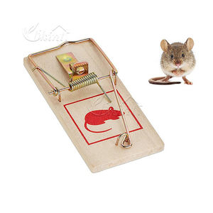 מלכודות עכבר הומני עץ לשימוש חוזר הביתה והגן הדברה רוצח עכבר יעיל - Product Image 1