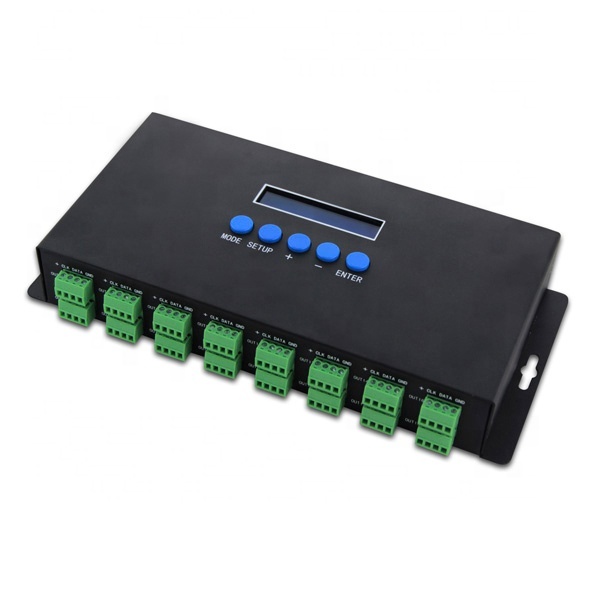 16-канальный DMX Ethernet SPI пиксельный светодиодный контроллер