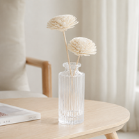 Diffuseur d'arômes en fleurs de bois de Sola faites à la main de 6 cm, fleurs de roseaux parfumées naturelles, décoration, vente en gros, fabricant direct, en stock
