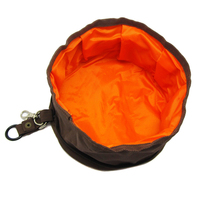 Bol de voyage pliable pour chien 1 pièce, bol Portable étanche pour animal de compagnie avec fermeture éclair