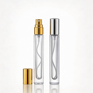 Flacon de <span class=keywords><strong>parfum</strong></span> en verre transparent de luxe de 10 ml avec bouchons métalliques de précision - Product Image 2