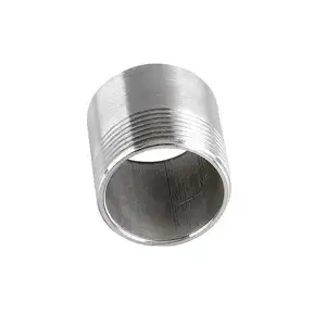 KQ Stainless steel pipe fittings industry single male threaded nipples