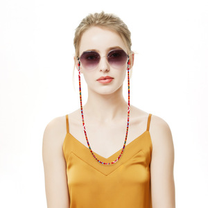 Correas Coloridas de Estilo Étnico <span class=keywords><strong>para</strong></span> <span class=keywords><strong>Gafas</strong></span> y Cadenas, Soporte <span class=keywords><strong>para</strong></span> <span class=keywords><strong>Gafas</strong></span>, Correa, Cordón, Cadena Extraíble <span class=keywords><strong>para</strong></span> <span class=keywords><strong>Gafas</strong></span> de Sol - Product Image 2