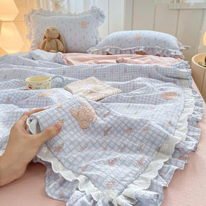 Compre juegos <span class=keywords><strong>de</strong></span> fundas nórdicas <span class=keywords><strong>de</strong></span> 2 capas 100% algodón y 3 piezas para niños, niñas y niños, se puede proporcionar una sábana bajera <span class=keywords><strong>de</strong></span> lujo gratis - Product Image 6