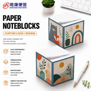 Bloc de Notas Personalizado con Impresión de Logotipo, Bloc de Notas Adhesivas para Escritorio, Papelería para Oficina, Escuela, Hogar, Regalos Promocionales - Product Image 1