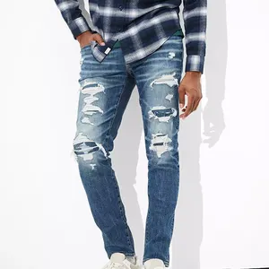 כותנה בהתאמה אישית בסגנון קרוב עיצוב פרמיה איכות חורים עיצוב נוח ג 'ינס ג' ינס ג 'ינס
