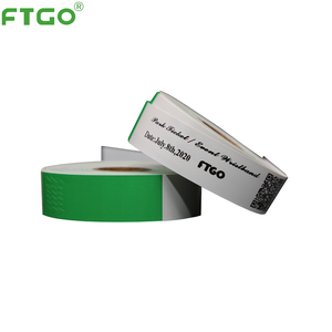 Một cửa sản xuất tự dính bên nhận dạng sự kiện vé Pet nhựa Ban nhạc cổ tay tùy chỉnh - Product Image 6