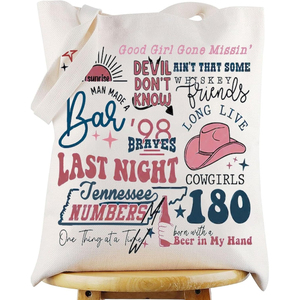 Bolsa de Compras Reutilizable con Diseño del Álbum One Last Night, Regalo para Fans de la Música <span class=keywords><strong>Country</strong></span>, Mercancía del <span class=keywords><strong>Cantante</strong></span> - Product Image 1