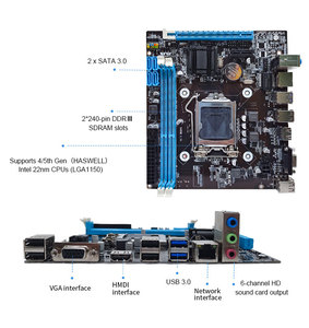 Placa Base de 16.8CM X 21 CM para <span class=keywords><strong>Asus</strong></span> H81m-a <span class=keywords><strong>1150</strong></span> Ddr3 H81 - Product Image 4
