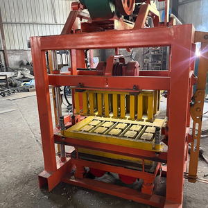 QT4-40 Handmatige Blok-En Baksteenmachine Kleine Baksteenmachine Getrilde Blokmachine - Product Image 6