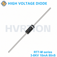 Diode haute tension RT704M, 4KV 10mA 80nS, diode à récupération rapide, diode haute tension basse intensité avec boîtier miniature pour CRT