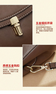 Nouveau sac à bandoulière en chaîne, sac à main de créateur, sacs de luxe en cuir véritable pour femmes - Product Image 5