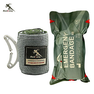 رباط طوارئ إسرائيلي طبي قتالي تكتيكي ضاغط للصدمات 4 بوصة ضاغط بتخفيض كبير من Medresq - Product Image 5