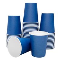 Gobelets en papier kraft jetables à paroi unique OEM Gamme 8oz 22oz pleine couleur personnalisable Logo estampage gaufrage en gros pour le vin