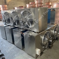 Ventilateur de condenseur refroidi par air et serpentin de radiateur pour congélateurs coffres et unités de réfrigération commerciales