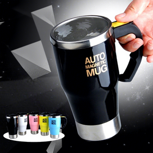 Taza de Café Eléctrica de Viaje para Oficina, 11 oz, con Autoagitación Magnética, de Acero Inoxidable 304, <span class=keywords><strong>Aislada</strong></span> al Vacío, con Logotipo Personalizado - Product Image 1