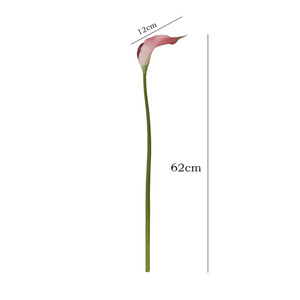 Lys Calla Artificiels Réalistes au Toucher Naturel de 68 cm – Vente en Gros de Fleurs en PU pour Mariages, Événements et Décoration Hôtelière - Product Image 5